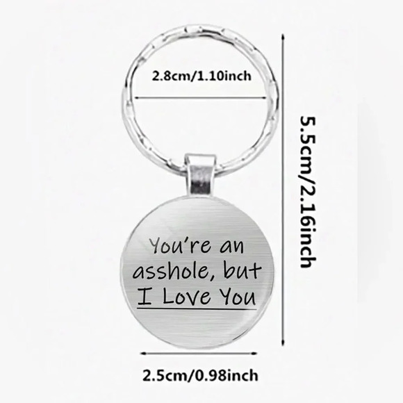 -Final price-Funny saying Key chain🤣 - Picture 1 of 6